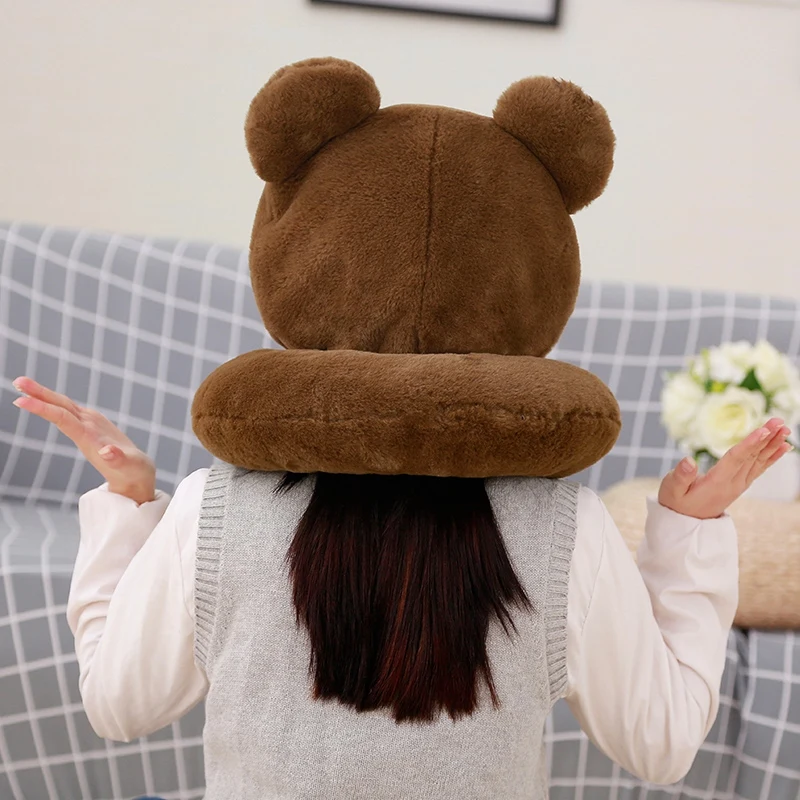 JaneYU Anne Bear U подушка для шеи кепка затенение авиация путешествий ланч брейк