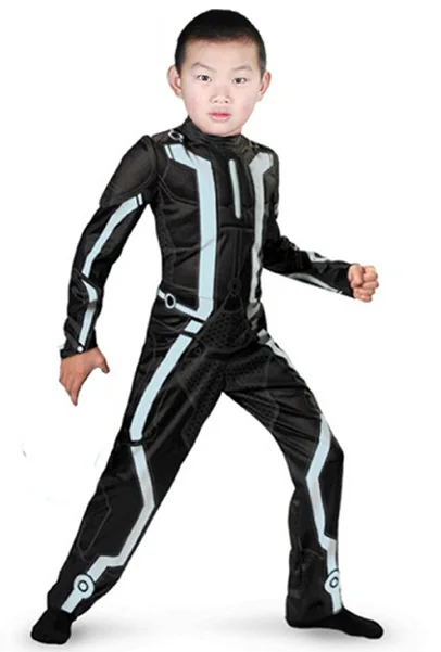 Костюм для мальчиков Tron: Legacy костюмы детей карнавальный костюм комбинезоны
