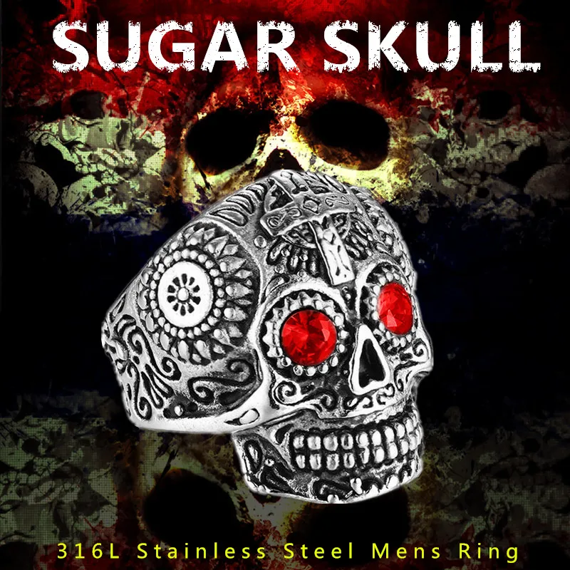 Мужские кольца KLDY из нержавеющей стали в стиле панк для вечеринок мужские