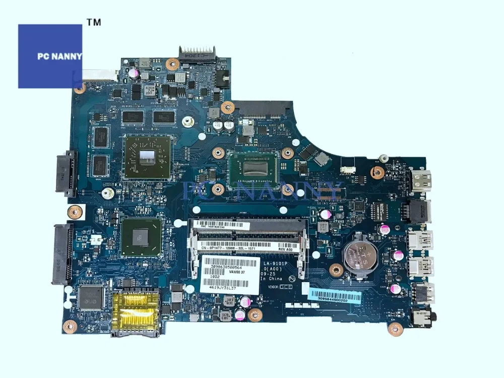 Материнская плата PCNANNY P14T7 0P14T7 VAW01 LA 9101P для DELL INSPIRON 3521 5521 I5 3337U HD8730M/2 ГБ материнская