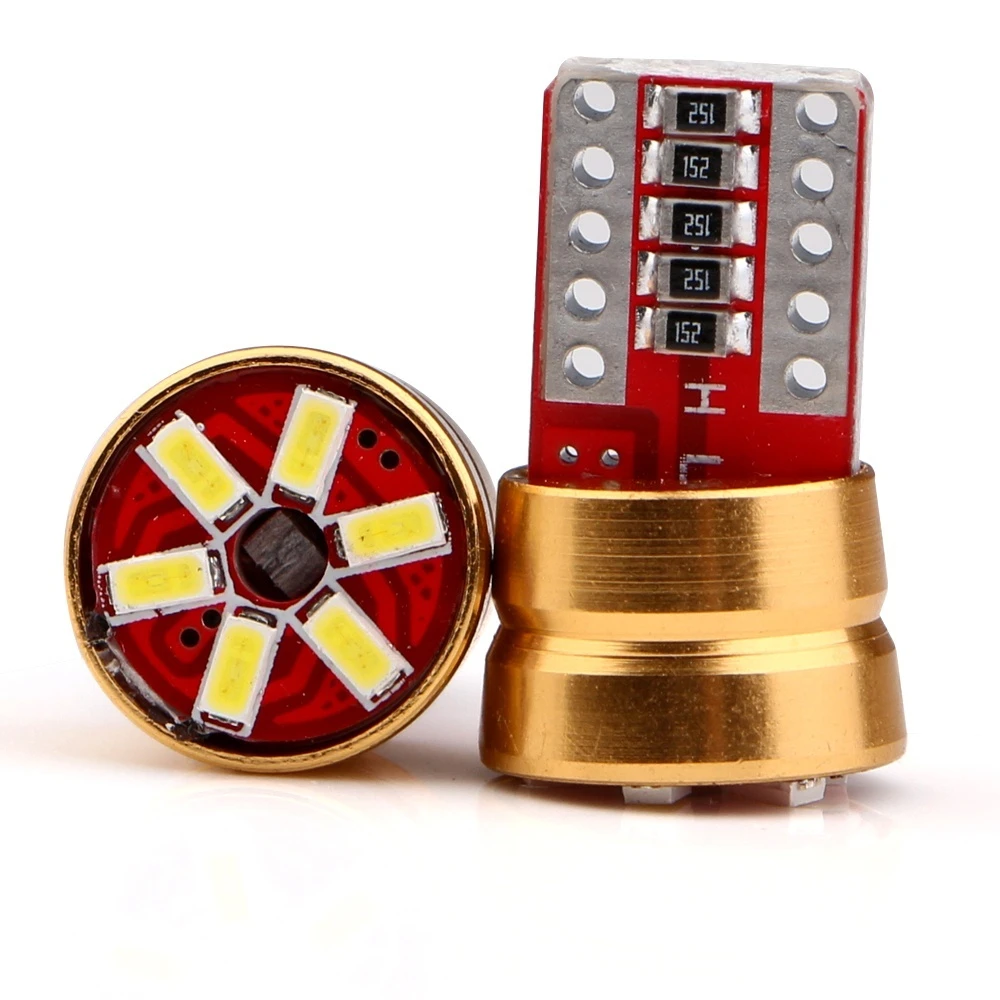 2 шт. автомобильные светодиодсветодиодный Лампы Canbus T10 194 3014 6 SMD|Сигнальная лампа| |