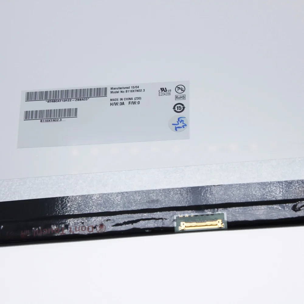 ЖК-экран 11 6 дюйма Светодиодная панель дисплея матрица B116XTN02.3 N116BGE-EB2 для ASUS X205 X205T