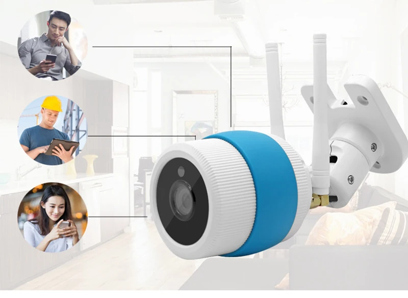 Наружная Водонепроницаемая Wifi ip камера 720 P беспроводное виброяйцо CCTV