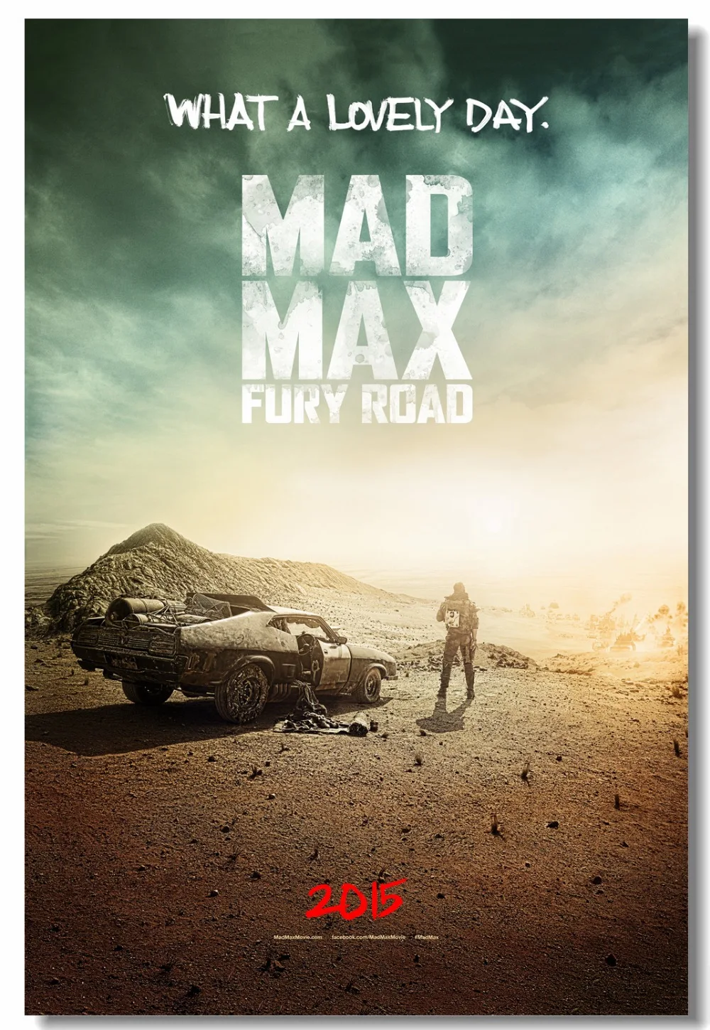 Пользовательские холст настенная винтажная Mad Max постер Fury дорожная Настенная
