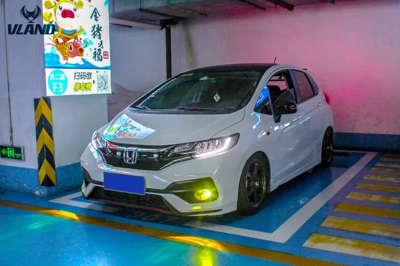 VLAND производитель автомобильных аксессуаров для джаза/Fit RS светодиодный головной светильник-UP Классический головной светильник с светодиодный светильник дальнего и ближнего света s
