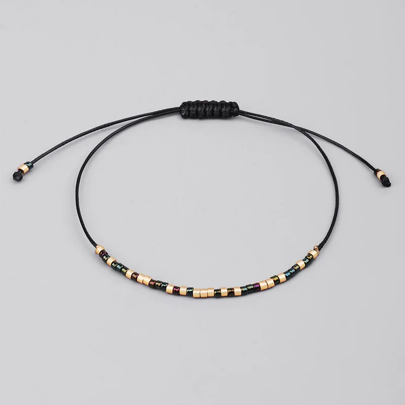 Браслет из бисера Миюки ручной работы милые популярные браслеты на удачу с