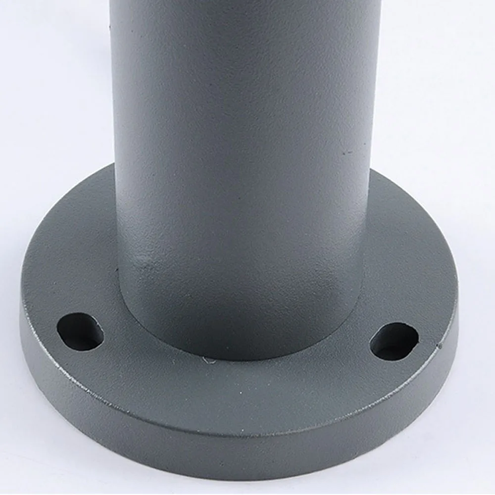 BECOSTAR алюминий серый открытый сад двора свет Путь Газон Боллард лампа 12 Вт 85