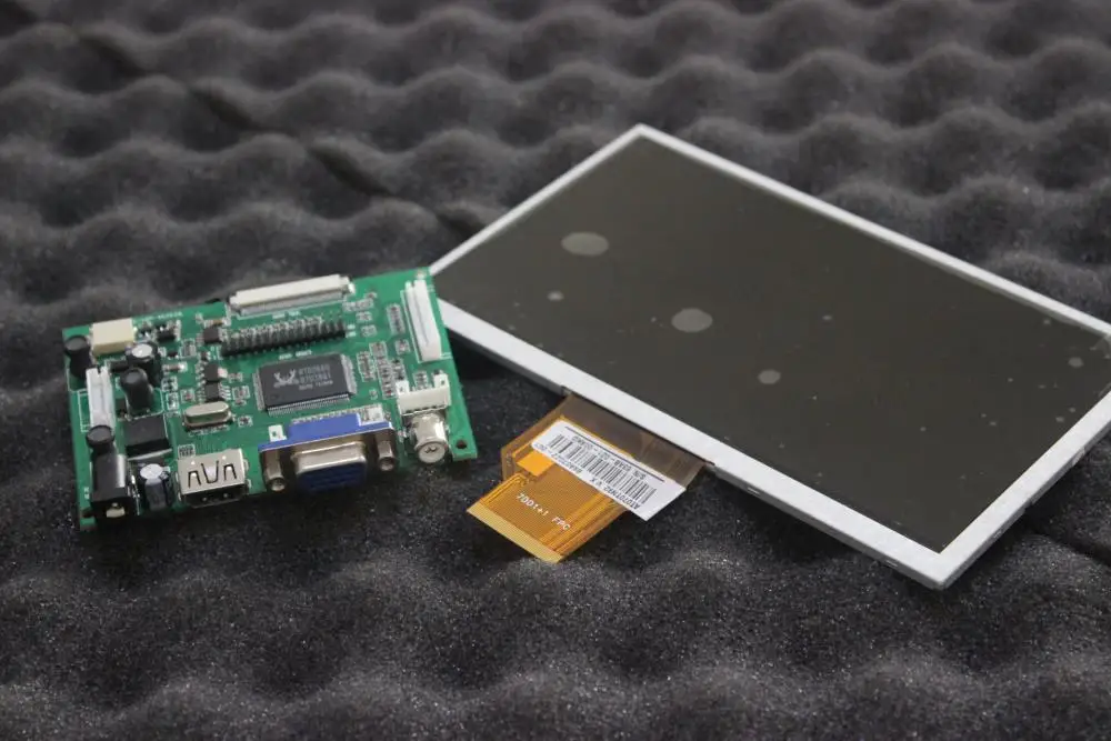 Все новые 7 дюймов 800*480 Raspberry Pi 3 сенсорный ЖК-экран модуль с автомонитором, HDMI, VGA, USB, AV