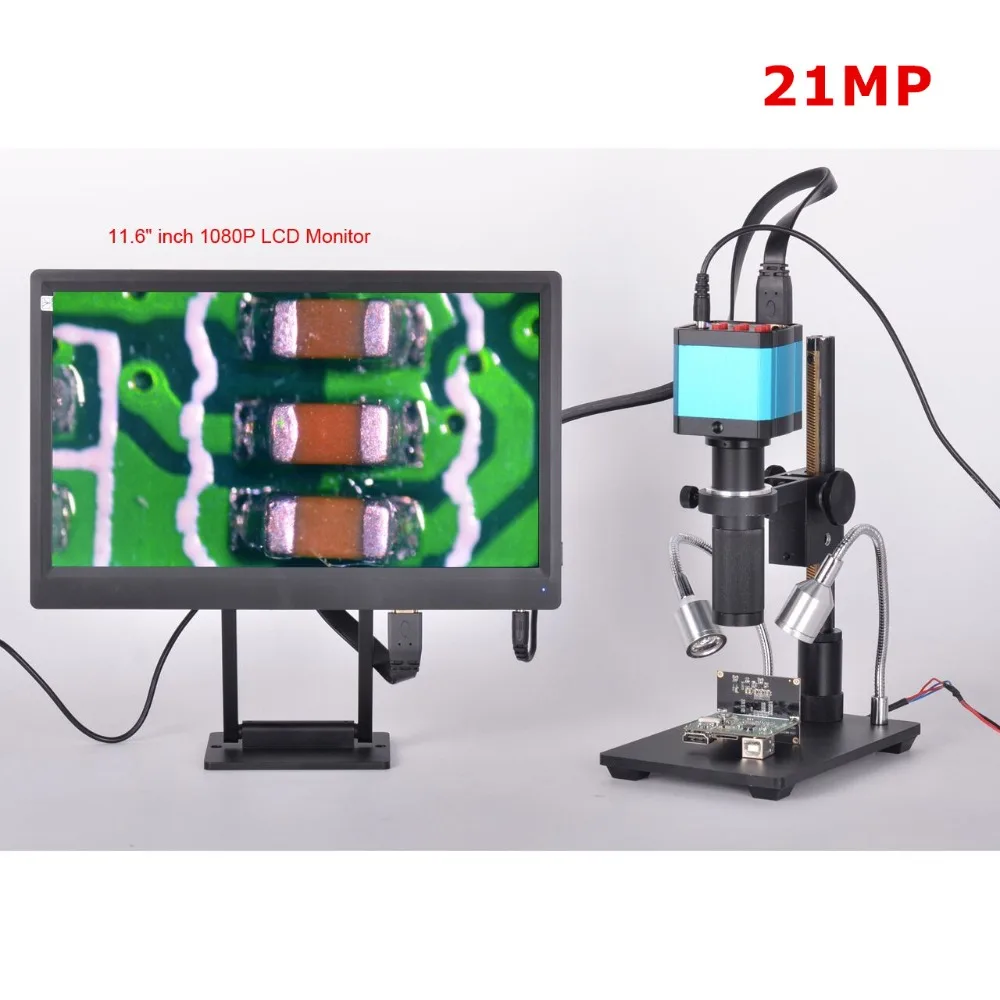 21MP HDMI микроскоп камера 1080P HD USB цифровой промышленный видео набор 150X C-mount объектив