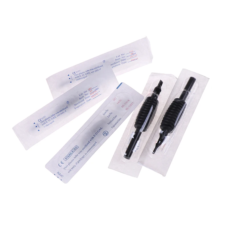 Боди арт тату машина 19 мм Одноразовые черные трубки комбо RT FT круглые иглы