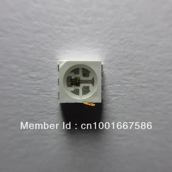 100 шт. суперяркий WS2812S 5050 SMD RGB встроенный WS2811 IC адресуемый цвет | Лампы и освещение