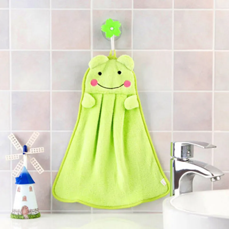 Полотенце для рук Впитывающее Воду коралловый бархат Мультяшные и кухонные