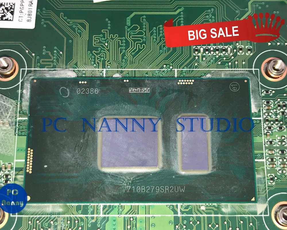 PCNANNY для ноутбука hp 14-BS материнская плата DA0P1BMB6D0 925423-001 I3-6006U SR2UW протестирована