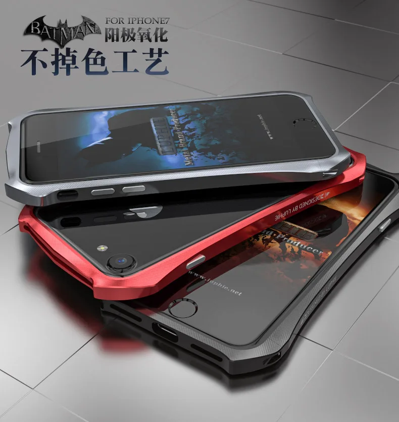 Новинка для iPhone 7 7 Plus Luphie тонкий металлический телефонный бампер чехол для iPhone 6 6S 6 Plus алюминиевый бампер рамка с кожаной задней крышкой