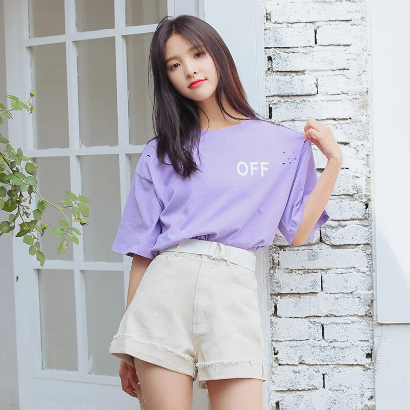 Ulzzang Harajuku кавайная футболка Топы Женская летняя одежда сзади мультфильм с