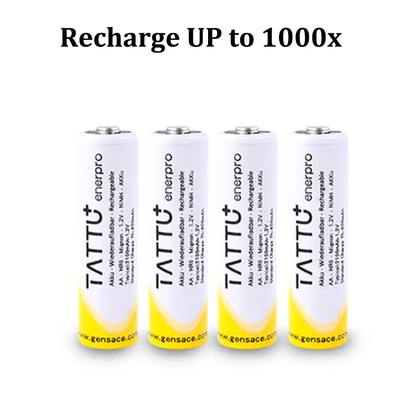 8 шт./2 карты Tattu AA перезаряжаемая батарея AAA NiMH 2700 мАч Ni MH 2A Батарея перезаряжаемые