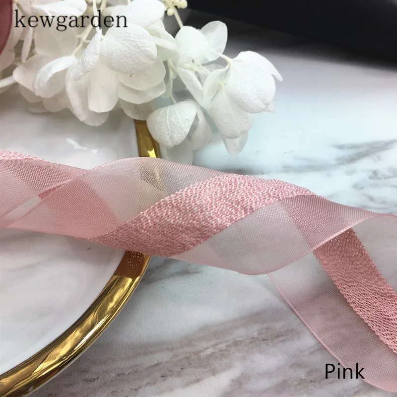 Ленты для волос Kewgarden ленты из вуали 40 мм 1 5 дюйма дюйм вручную изготовленная