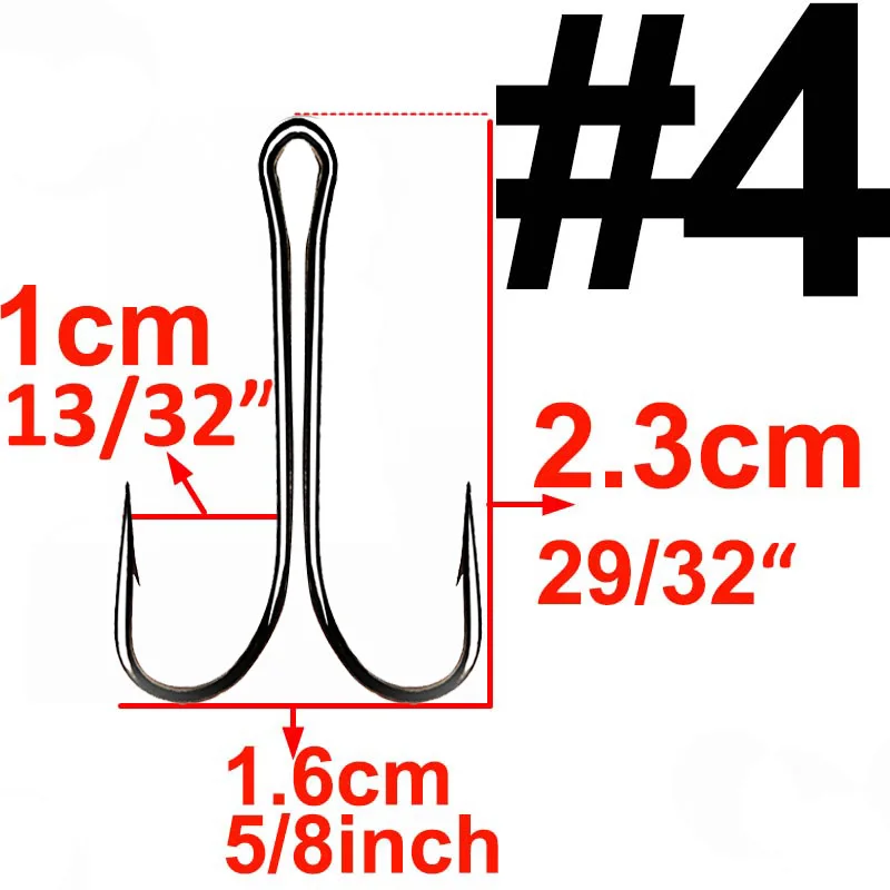 20pcs Or 50pcs Double Fishing Hook Fly Tying Double Hook for Jig Bass Bait Lure Fishhook Size 1 2 4 6 8 1/0 2/0 3/0 Fish Tool