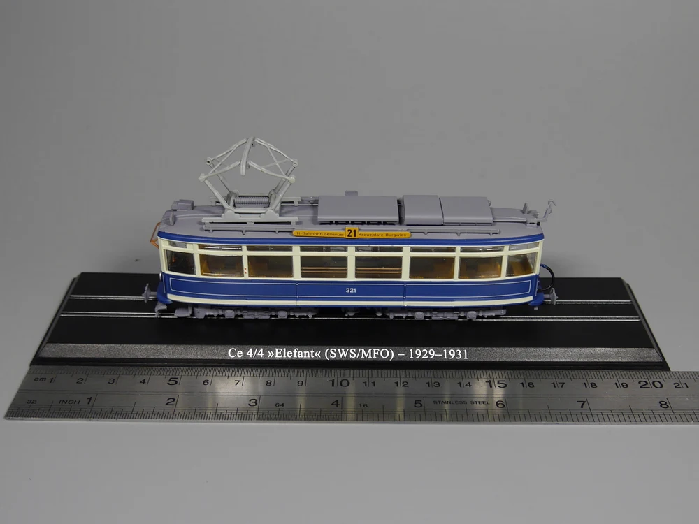 Модель 1:87 scale tram Ce 4/4 Elefant (SWS/MFO) 1929 1931 литьевая модель автомобиля|diecast model cars|model