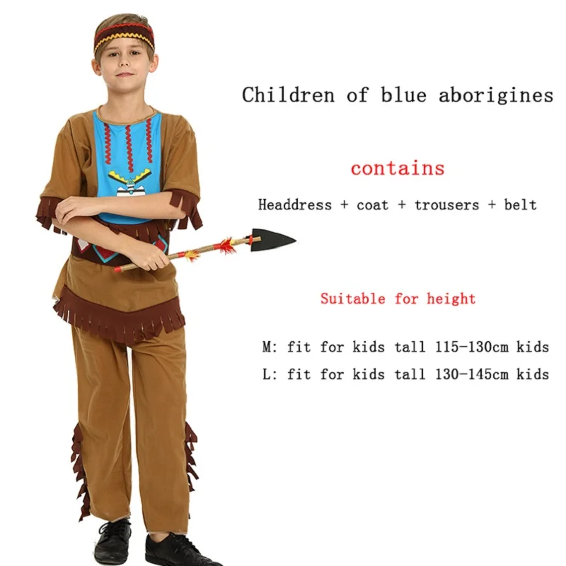 Маскарадный костюм на Хэллоуин для взрослых и детей дикарские костюмы пещерного