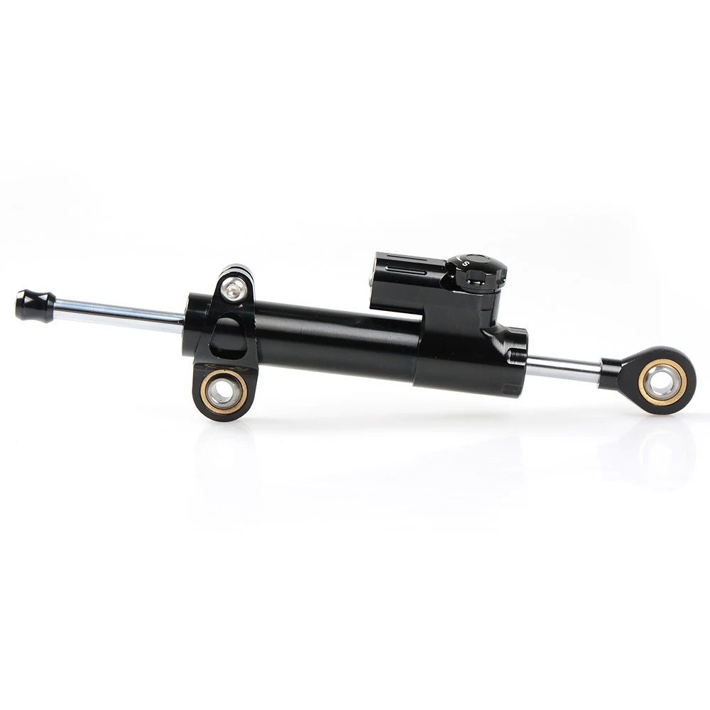 black black with box CNC алюминиевые аксессуары для мотоциклов демпфер руля стабилизация безопасности контроль для kawasaki Ninja400 ninja 400 Z400 ZX-4R ZX4R - Цвет: black black with box