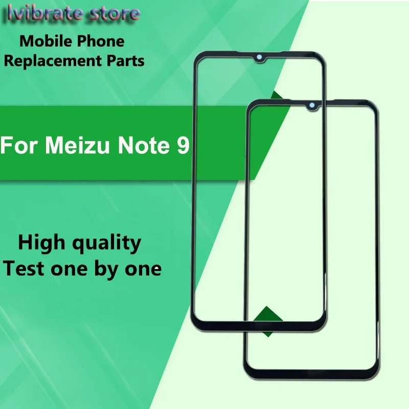 Передняя внешняя стеклянная линза для Mei zu Note 9 Note9 Сенсорная панель сменный экран