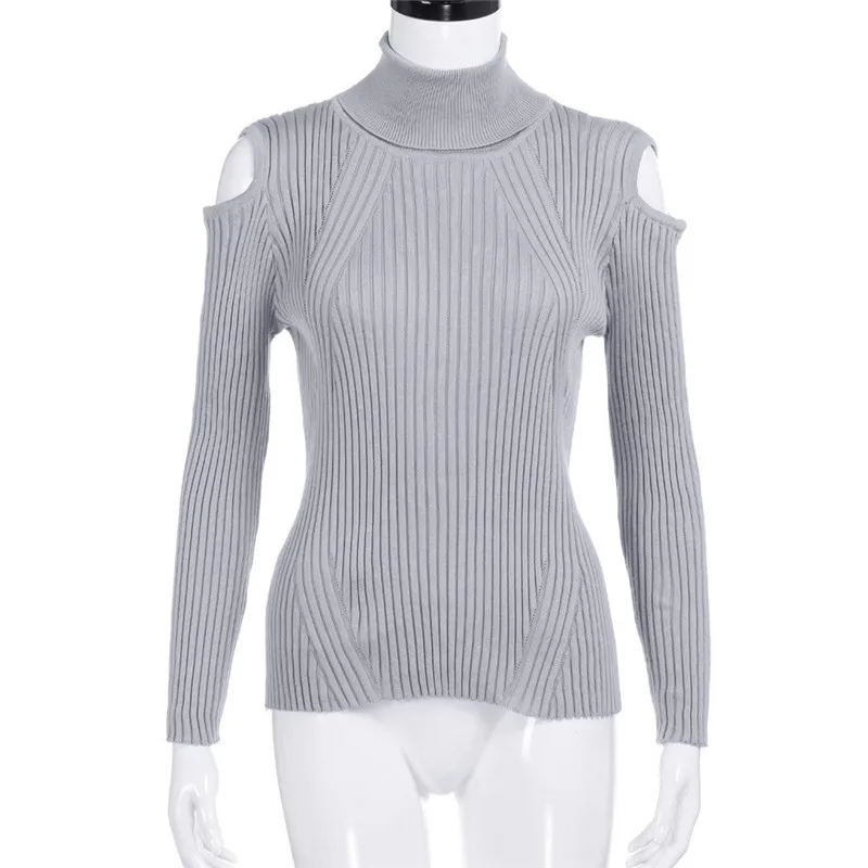 Women Winter Long Sleeve Turtleneck Knitted Pullover Sweater Jumper Top Knitwear Chandails Pour Femmes Mulher De Jaqueta MujerB2 | Женская