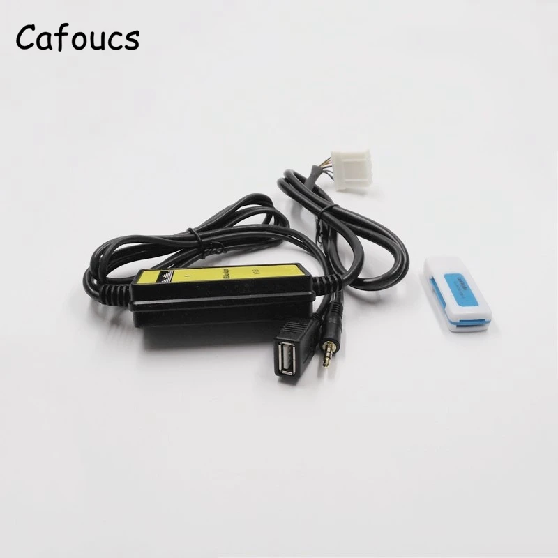 Адаптер Cafoucs для Mazda Aux Usb MP3 автомобильный музыкальный адаптер CD аудио зарядное