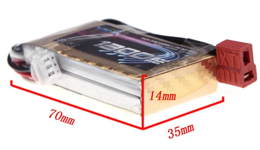 Высокая мощность YKS Rc Lipo батарея 7 4 V 1300mah 20C MAX 30C T Разъем для RC автомобиля лодки