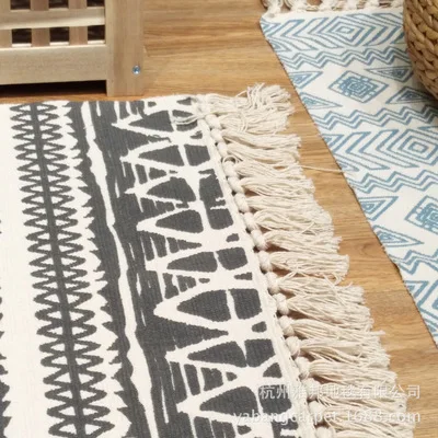 Ковер Kilim для гостиной из 100% хлопка индейский ковер с геометрическим узором в