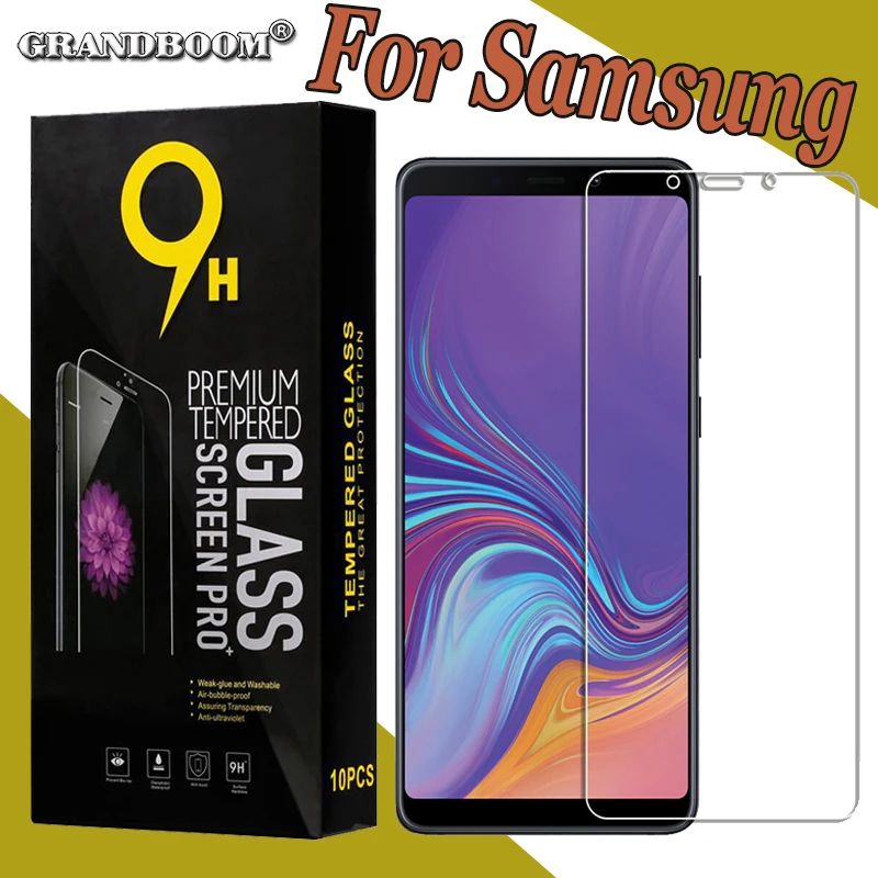 Закаленное стекло 2 5D с защитой от царапин для Samsung A90 A80 A70 A60 A50 A40 A40S A30 A20 A20E A10