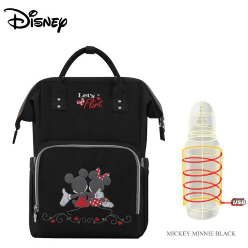 

Disney Stars печатная водонепроницаемая сумка для подгузников USB бутылочка для кормления дорожный Рюкзак Детские сумки для мамы сумка для хранен...