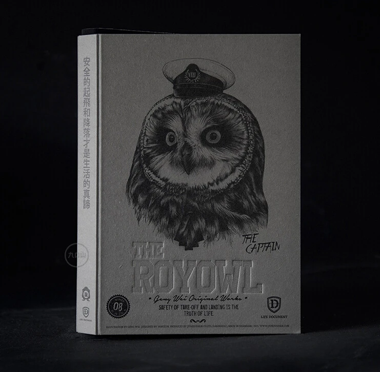 Серия Royal Owl Ограниченная серия Sketchbook B5 268P Толстая чистая бумага Блокнот