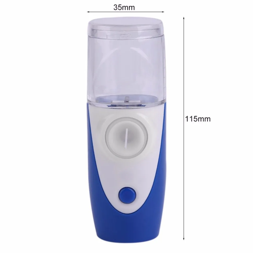 Compact Handheld Ultrasonic Nebulizer Mesh Nebuliser Face Steaming Device USB Rechargeable Humidifier Atomizer Children Adult | Красота и