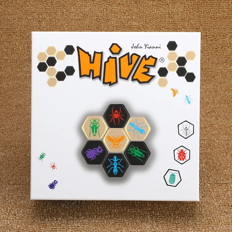 

Hive Board Game 2 Players Family/Party Parents with Children Funny Game Entertainment Made High Quality Wooden