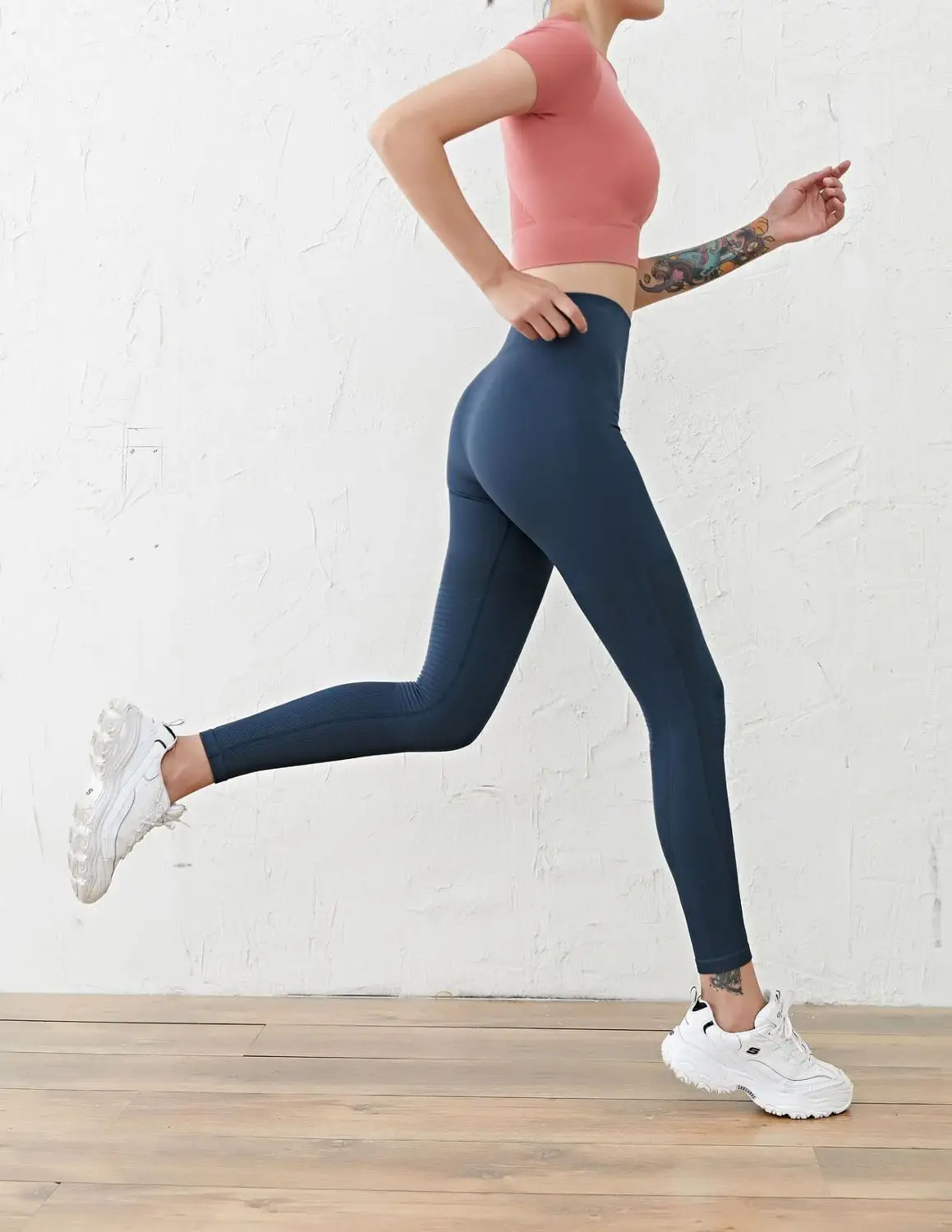 Женские Бесшовные Леггинсы для фитнеса штаны йоги с высокой талией спортивные