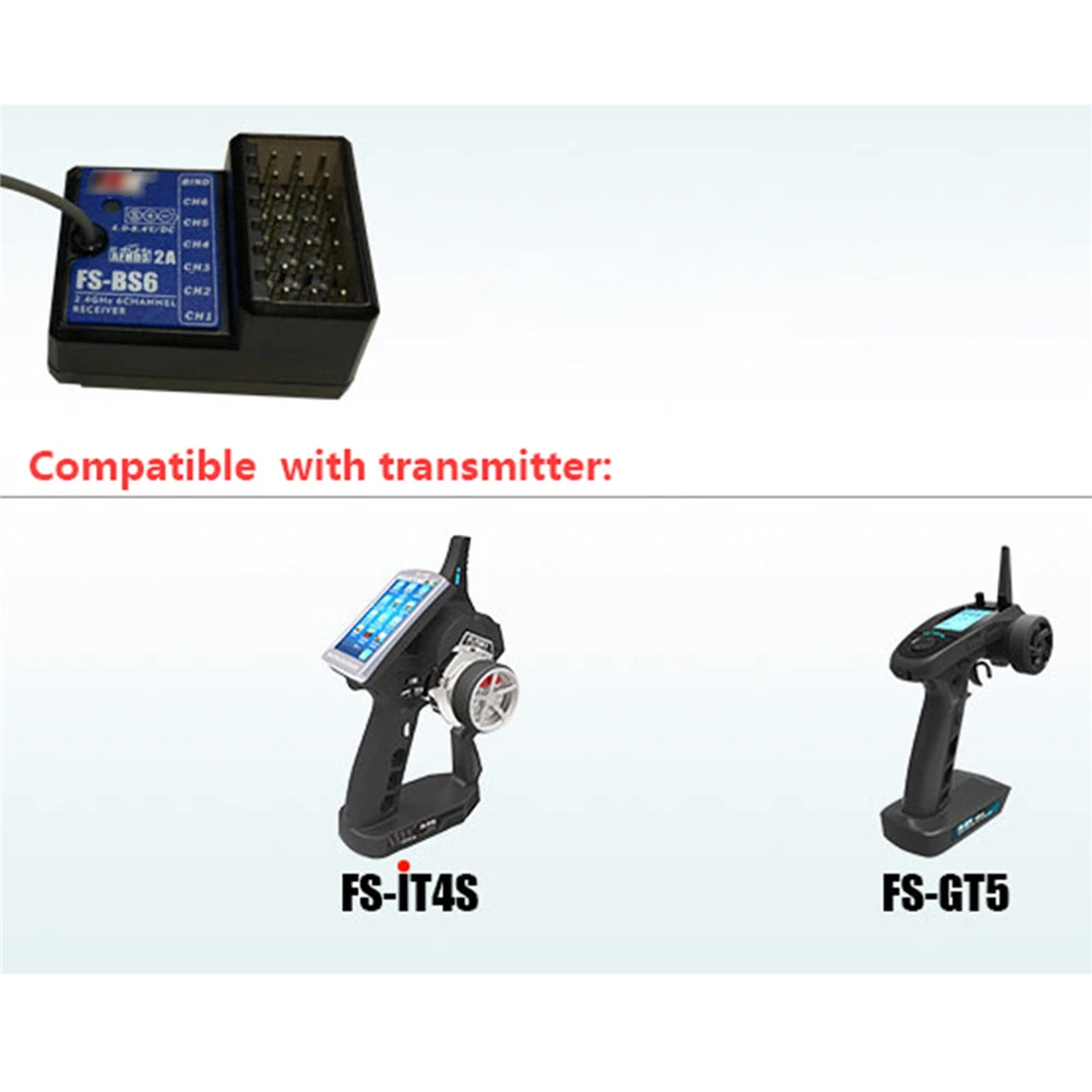 Для Flysky FS BS6 6CH приемник безотказный авто FM цифровое Системы GT5 IT4S передатчик Пульт