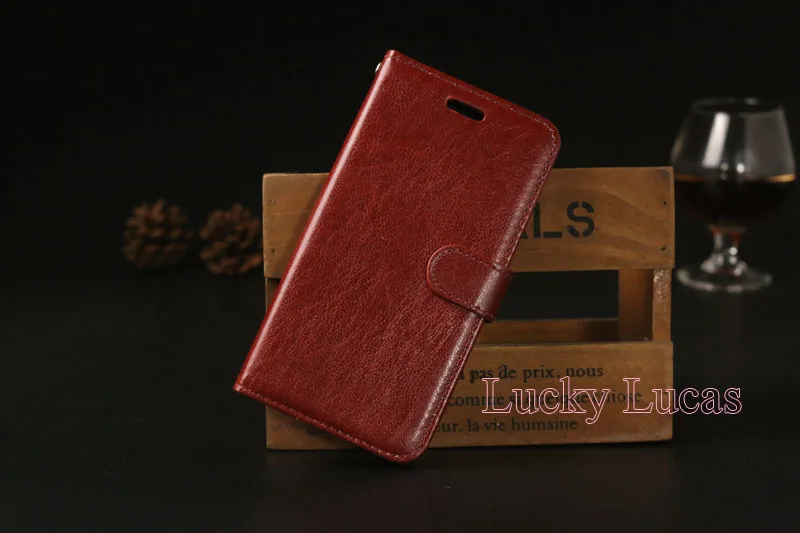 Кожаный чехол-бумажник чехол откидная крышка для sony Xperia Z1 компактный D5503 защитный чехол-портмоне для телефонов с держатель для карт чехол для sony z1 mini силиконовый чехол s - Цвет: Brown