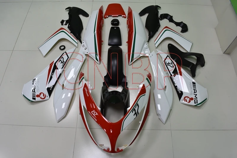Полный комплект тела для YAMAHA TMAX500 2008 2012 бело красные комплекты бриллианты 11 10