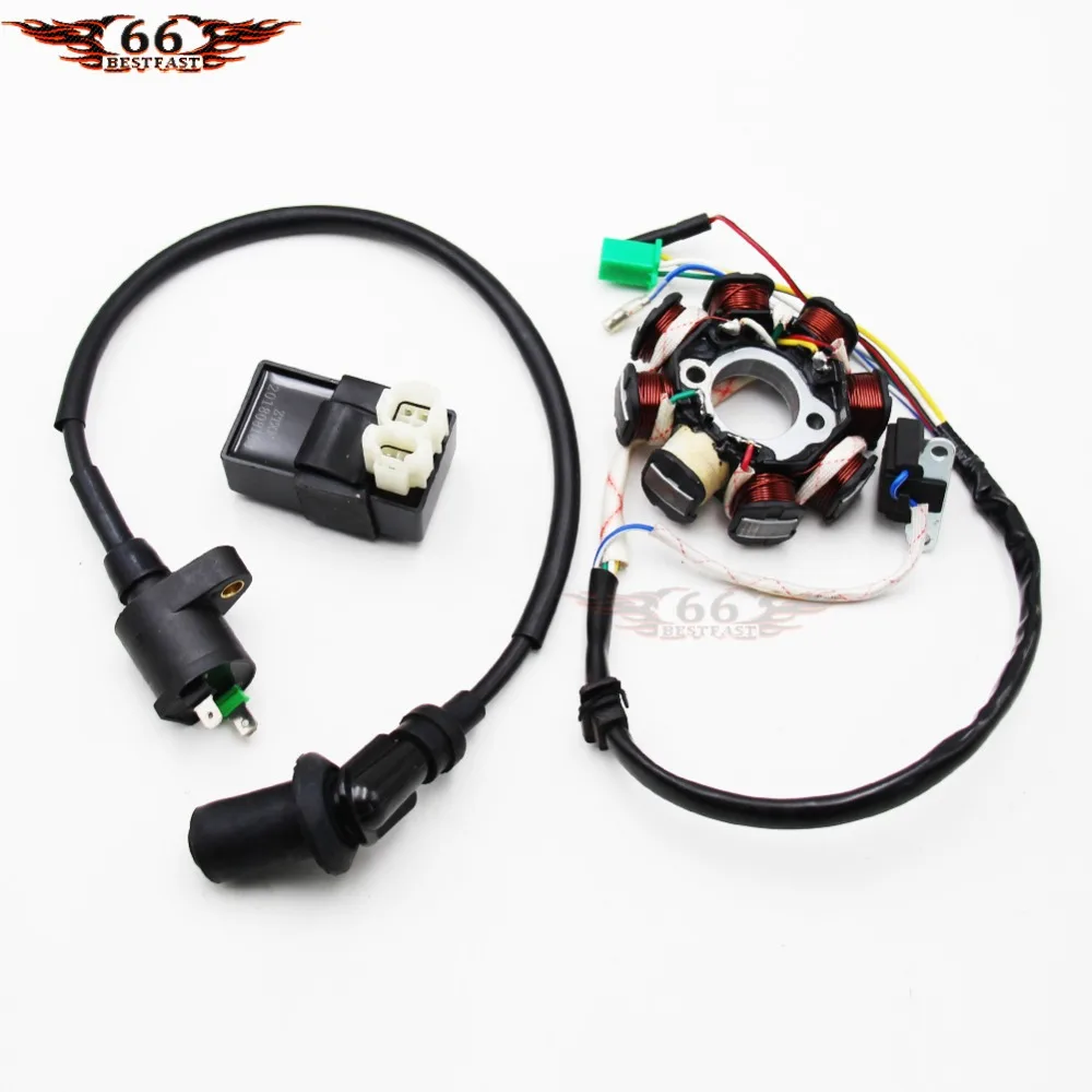 GY6 50 150 катушка статора магнита зажигания CDI куб. См в наличии вездеход карта багги