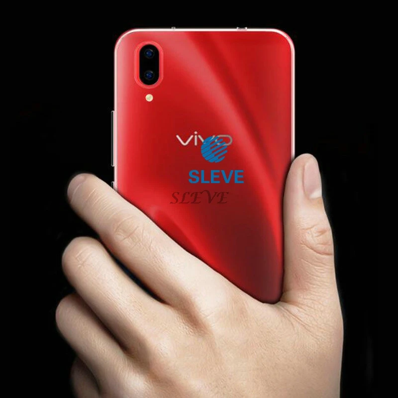 Чехол для Vivo V11 ультратонкий прозрачный мягкий чехол из термополиуретана и