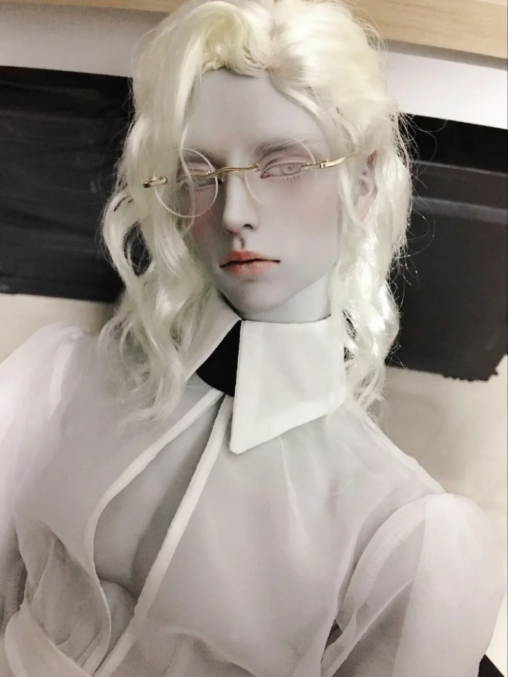 Новые бескаркасные очки с круглыми линзами для BJD 1/3 SD17 аксессуары для кукол GS19