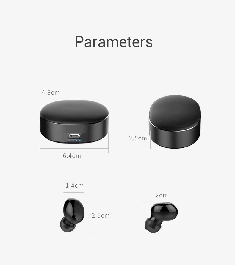 Универсальные TWS Twins настоящие Беспроводные стерео Bluetooth наушники с зарядной
