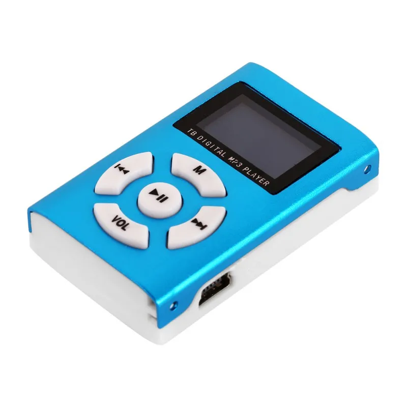 Горячая продажа USB мини MP3 плеер ЖК экран Поддержка Micro SD TF карта Гладкий стильный