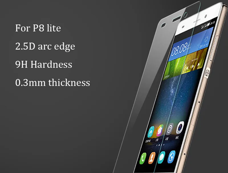 0 26 мм Ультра тонкое закаленное стекло для Huawei P8 lite 2015 взрывозащищенное Защитное