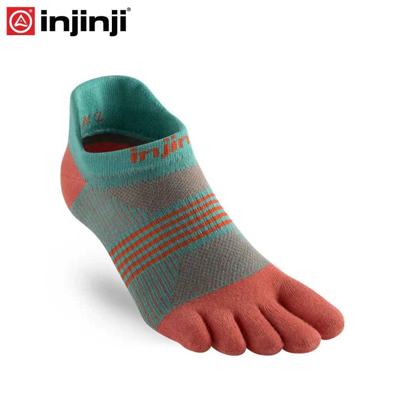 Injinji Toe носки беговые Легкие без показа пять пальцев женские носки для бега