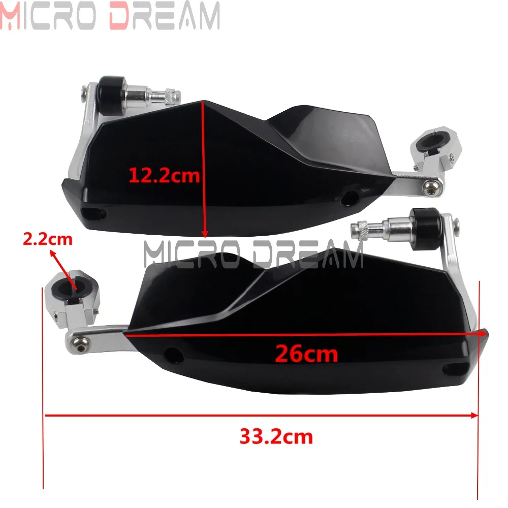 

Supermoto 22/28mm Clamp Handguards Dual Sports Motocross Universal Hand Guard Shield For Yamaha Honda Suzuki WR YZ CRF CB DRZ RM