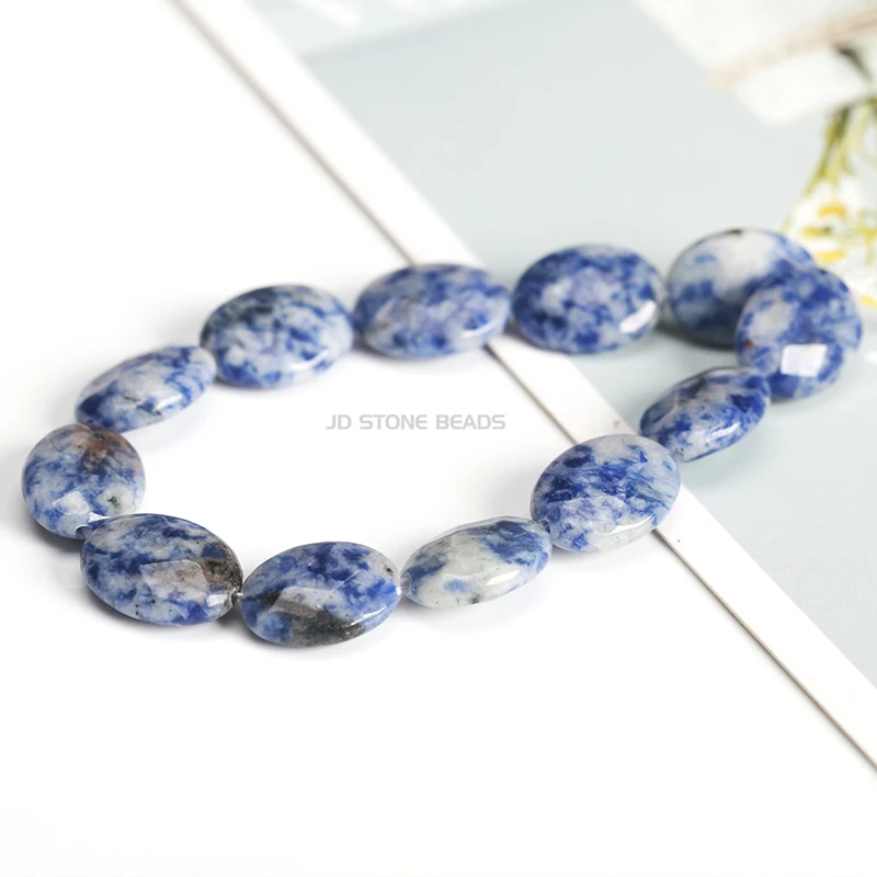 Faceted Oval Shape Natural Gemstone tiger eye stone Amethyst Semi-precious for Jewelry Making Necklace Bracelet Accessory | Украшения и