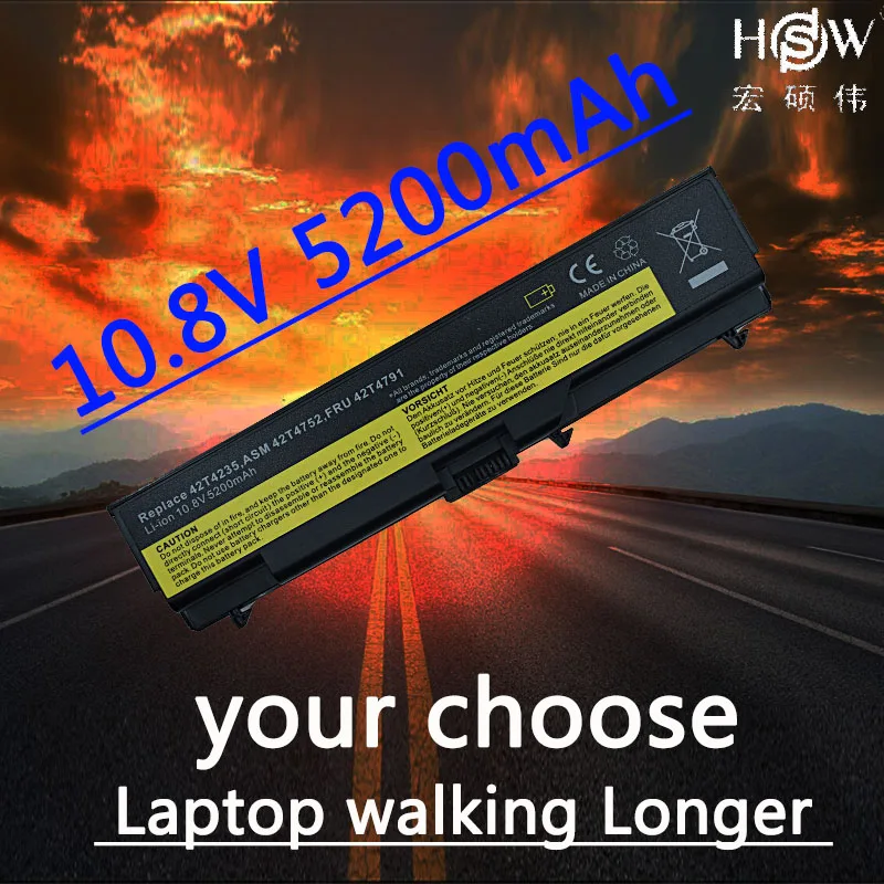 Аккумулятор HSW для ноутбука батарея ThinkPad E40 E50 L410 L412 L420 L421 L510 L512 L520 SL410 SL410k SL510 T410 T410i