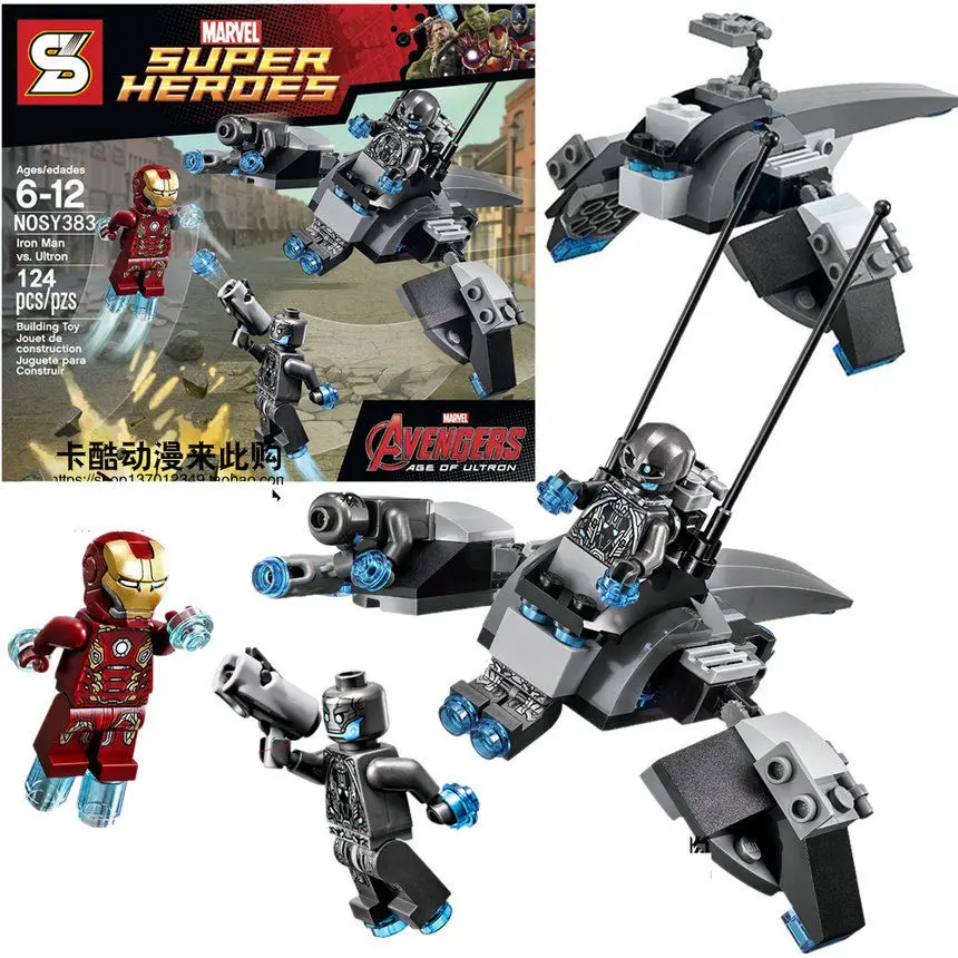 SY Супер Герои Мстители: эра Альтрона vs Железный человек Халк Бастер сборные